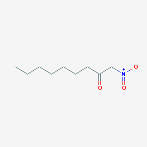molecular formula C9H17NO3 B14480360 1-Nitrononan-2-one CAS No. 67448-98-0