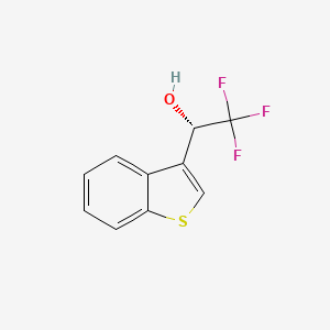 (1S)-1-(1-benzothiophen-3-yl)-2,2,2-trifluoroethan-1-ol