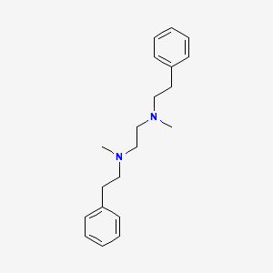 molecular formula C20H28N2 B14480437 N~1~,N~2~-Dimethyl-N~1~,N~2~-bis(2-phenylethyl)ethane-1,2-diamine CAS No. 65838-16-6