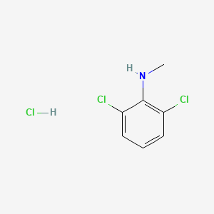 molecular formula C7H8Cl3N B1448045 2,6-dichloro-N-methylaniline hydrochloride CAS No. 1423029-60-0