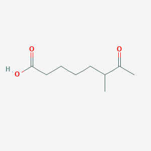 molecular formula C9H16O3 B1448047 6-Methyl-7-oxooctanoic acid CAS No. 99183-34-3