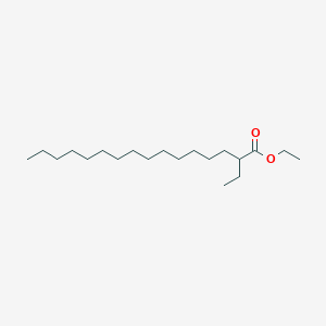 molecular formula C20H40O2 B14480525 Ethyl 2-ethylhexadecanoate CAS No. 70116-75-5