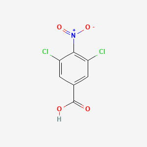molecular formula C7H3Cl2NO4 B14480586 3,5-Dichloro-4-nitrobenzoic acid 