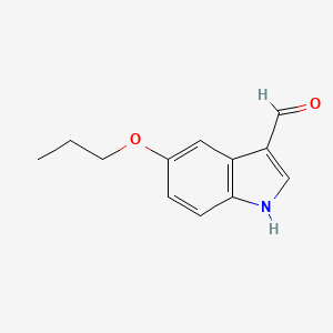 molecular formula C12H13NO2 B1448059 5-propoxy-1H-indole-3-carbaldehyde CAS No. 1158420-44-0