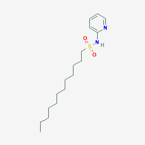 molecular formula C17H30N2O2S B14480592 N-(Pyridin-2-YL)dodecane-1-sulfonamide CAS No. 65986-34-7