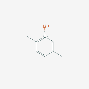 molecular formula C8H9Li B14480600 lithium;1,4-dimethylbenzene-6-ide CAS No. 64472-36-2