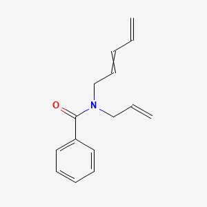 molecular formula C15H17NO B14480803 N-(Penta-2,4-dien-1-yl)-N-(prop-2-en-1-yl)benzamide CAS No. 65093-06-3