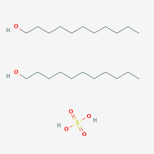 molecular formula C22H50O6S B14480824 Sulfuric acid;undecan-1-ol CAS No. 66186-17-2