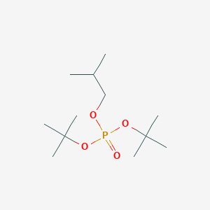 molecular formula C12H27O4P B14480833 Di-tert-butyl 2-methylpropyl phosphate CAS No. 68695-43-2