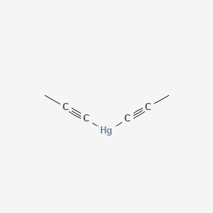molecular formula C6H6Hg B14480873 Mercury, bis(propyn-1-yl)- CAS No. 64705-15-3