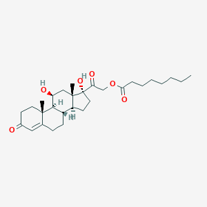 molecular formula C29H44O6 B144809 Cortisol octanoate CAS No. 6678-14-4