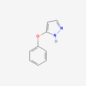 molecular formula C9H8N2O B14480937 5-phenoxy-1H-pyrazole CAS No. 65480-70-8