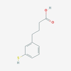 molecular formula C10H12O2S B014481 4-(3-sulfanylphenyl)butanoic Acid CAS No. 359436-80-9