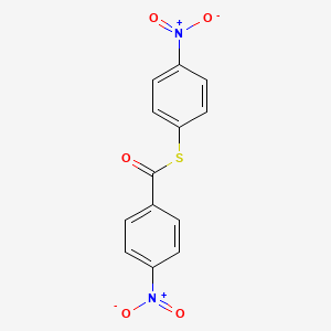 molecular formula C13H8N2O5S B14481126 S-(4-Nitrophenyl) 4-nitrobenzene-1-carbothioate CAS No. 69737-96-8