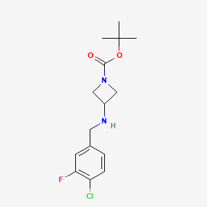 tert-Butyl 3-((4-chloro-3-fluorobenzyl)amino)azetidine-1-carboxylate