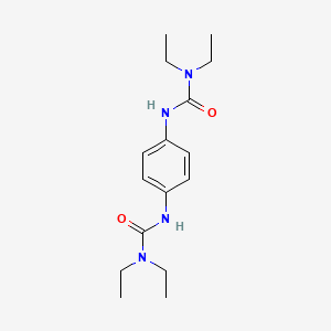 molecular formula C16H26N4O2 B14481187 N,N''-1,4-Phenylenebis(N',N'-diethylurea) CAS No. 71050-63-0