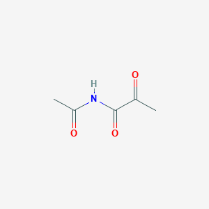 molecular formula C5H7NO3 B14481196 N-Acetyl-2-oxopropanamide CAS No. 70881-55-9