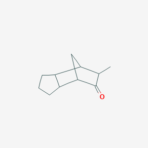 molecular formula C11H16O B14481290 6-Methyloctahydro-5H-4,7-methanoinden-5-one CAS No. 64884-79-3