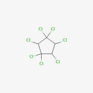 molecular formula C5H3Cl7 B14481306 Heptachlorocyclopentane CAS No. 69343-46-0