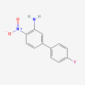 [1,1'-Biphenyl]-3-amine, 4'-fluoro-4-nitro-