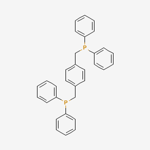 molecular formula C32H28P2 B14481441 Phosphine, [1,4-phenylenebis(methylene)]bis[diphenyl- CAS No. 71403-19-5