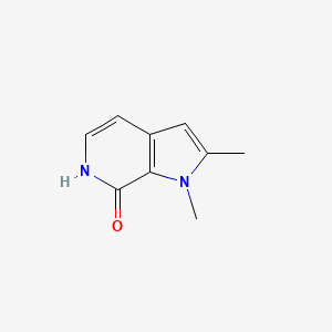 1,2-dimethyl-1H,6H,7H-pyrrolo[2,3-c]pyridin-7-one