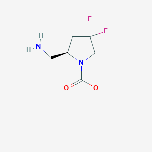 (R)-1-Boc-2-(aminomethyl)-4,4-difluoropyrrolidine