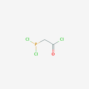 molecular formula C2H2Cl3OP B14481547 (Dichlorophosphanyl)acetyl chloride CAS No. 65412-46-6