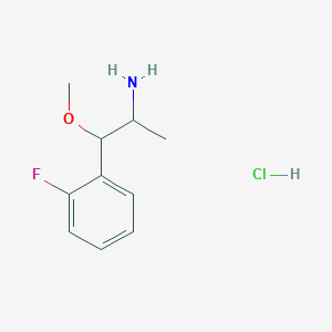 1-(2-Fluorophenyl)-1-methoxypropan-2-amine hydrochloride