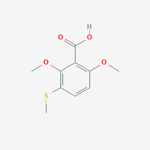 2,6-Dimethoxy-3-(methylsulfanyl)benzoic acid
