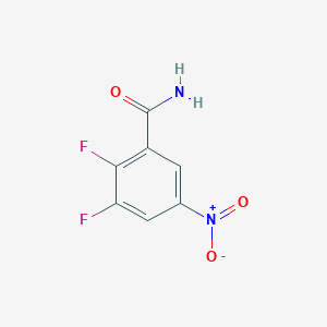 molecular formula C7H4F2N2O3 B1448164 2,3-Difluoro-5-nitrobenzamide CAS No. 1806388-74-8