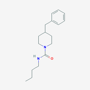 molecular formula C17H26N2O B14481664 4-Benzyl-N-butylpiperidine-1-carboxamide CAS No. 67626-52-2