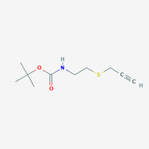tert-butyl N-[2-(prop-2-yn-1-ylsulfanyl)ethyl]carbamate
