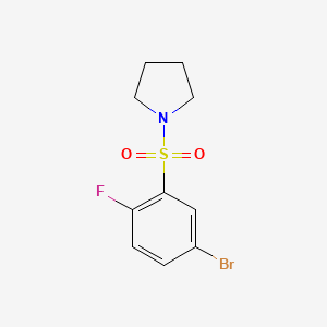 1-((5-Bromo-2-fluorophenyl)sulfonyl)pyrrolidine