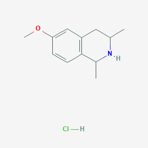 6-Methoxy-1,3-dimethyl-1,2,3,4-tetrahydroisoquinoline hydrochloride