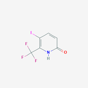 molecular formula C6H3F3INO B1448175 5-Iodo-6-(trifluoromethyl)pyridin-2-ol CAS No. 1227515-14-1