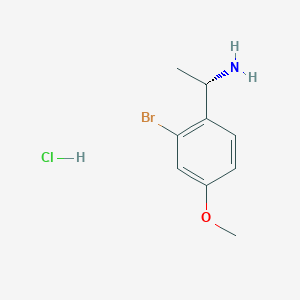 (1S)-1-(2-bromo-4-methoxyphenyl)ethan-1-amine hydrochloride