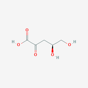 molecular formula C5H8O5 B144818 2-dehydro-3-deoxy-D-arabinonic acid CAS No. 53857-83-3