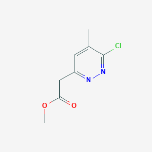 Methyl (6-chloro-5-methyl-pyridazin-3-yl)acetate