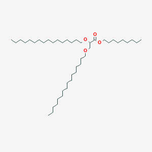 molecular formula C44H88O4 B14481832 Nonyl 2,3-bis(hexadecyloxy)propanoate CAS No. 64713-34-4