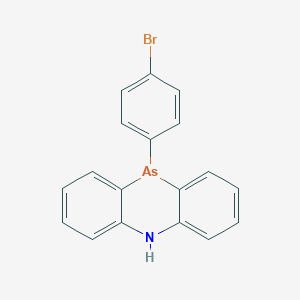 molecular formula C18H13AsBrN B14481907 10-(4-bromophenyl)-5H-phenarsazinine CAS No. 64268-49-1
