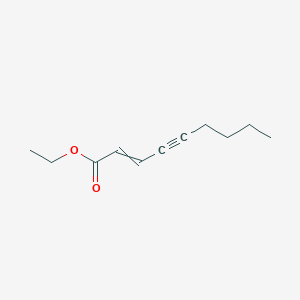 molecular formula C11H16O2 B14481958 Ethyl non-2-en-4-ynoate CAS No. 64576-91-6
