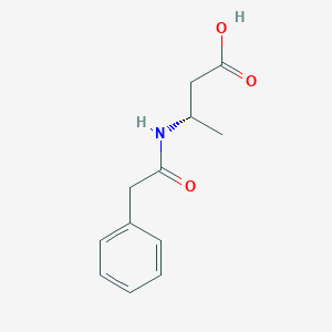 molecular formula C12H15NO3 B14482044 (3S)-3-(2-Phenylacetamido)butanoic acid CAS No. 65414-81-5