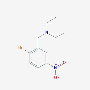 molecular formula C11H15BrN2O2 B1448209 (2-Bromo-5-nitrobenzyl)diethylamine CAS No. 1001057-06-2