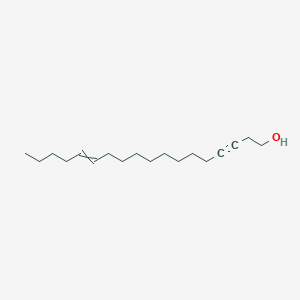 molecular formula C18H32O B14482123 Octadec-13-en-3-yn-1-ol CAS No. 66410-27-3