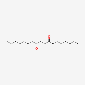 molecular formula C18H34O2 B14482132 Octadecane-8,11-dione CAS No. 65378-70-3