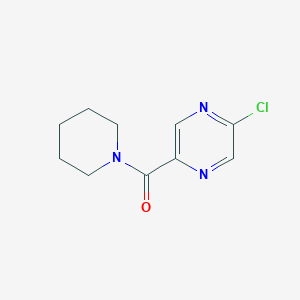 molecular formula C10H12ClN3O B1448224 (5-Chloro-pyrazin-2-yl)-piperidin-1-yl-methanone CAS No. 1562188-93-5