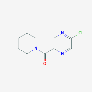 molecular formula C10H12ClN3O B1448224 (5-Chloropyrazin-2-yl)-piperidin-1-yl-methanone CAS No. 1562188-93-5