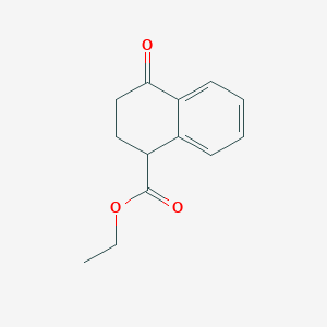 molecular formula C13H14O3 B1448231 Ethyl 4-oxo-1,2,3,4-tetrahydronaphthalene-1-carboxylate CAS No. 3118-10-3