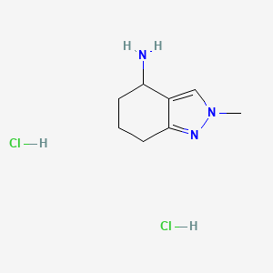 2-methyl-4,5,6,7-tetrahydro-2H-indazol-4-amine dihydrochloride